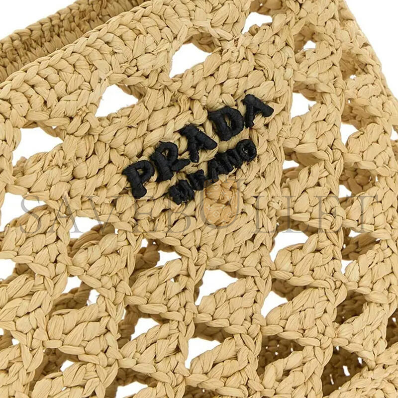 PRADA RAFFIA BAG 1BG494 (18*16.5*10cm)